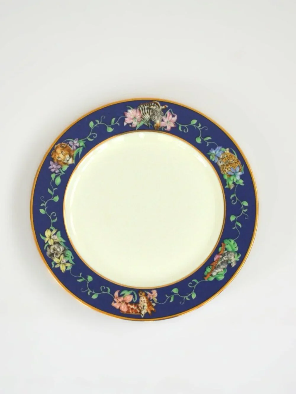 Franciscan Rafiki Blue China Plates Set of 3